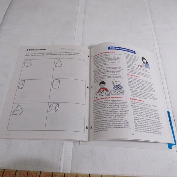 Solid Shapes BIG BOOK (almost 2 feet tall) with teacher pages CLASSROOM SIZE - Picture 14 of 16